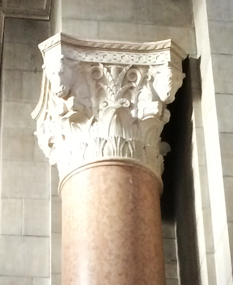 Lawrie's Vestibule capital features Nebraska Icons.