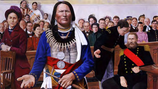 The State of Nebraska honored Ponca Chief Standing