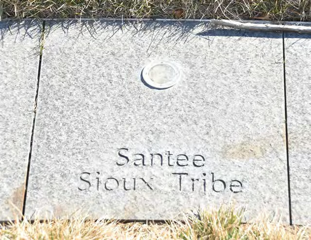The tribes named in the circle include those