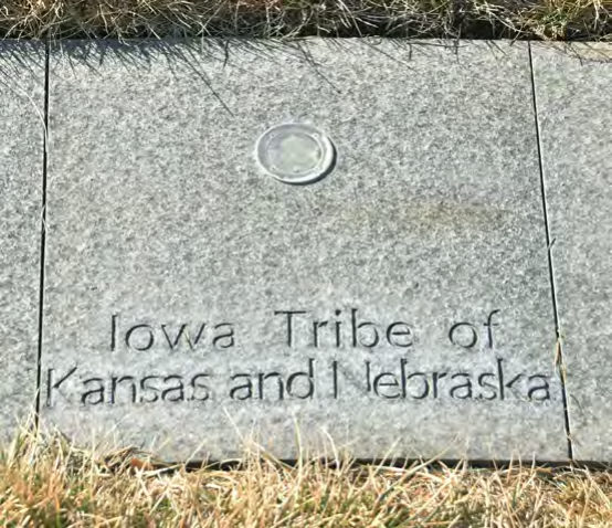 The tribes named in the circle include those