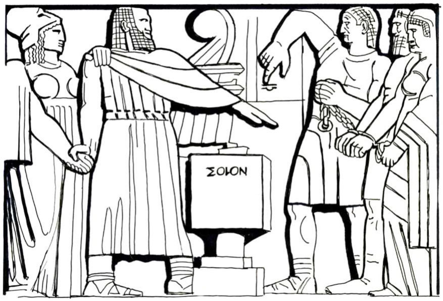 Solon Gives a New Constitution to Athens (c.