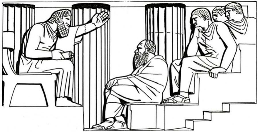 Plato Writing His Dialogs (c. 380 BC) Plato