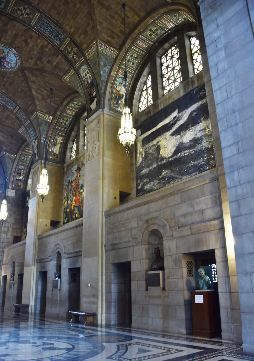 The Great Hall of the Capitol has mosaics