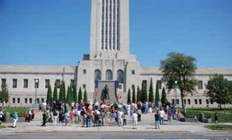5. At the Lincoln Monument