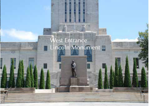 12. Move south down the stairs and to public sidewalk