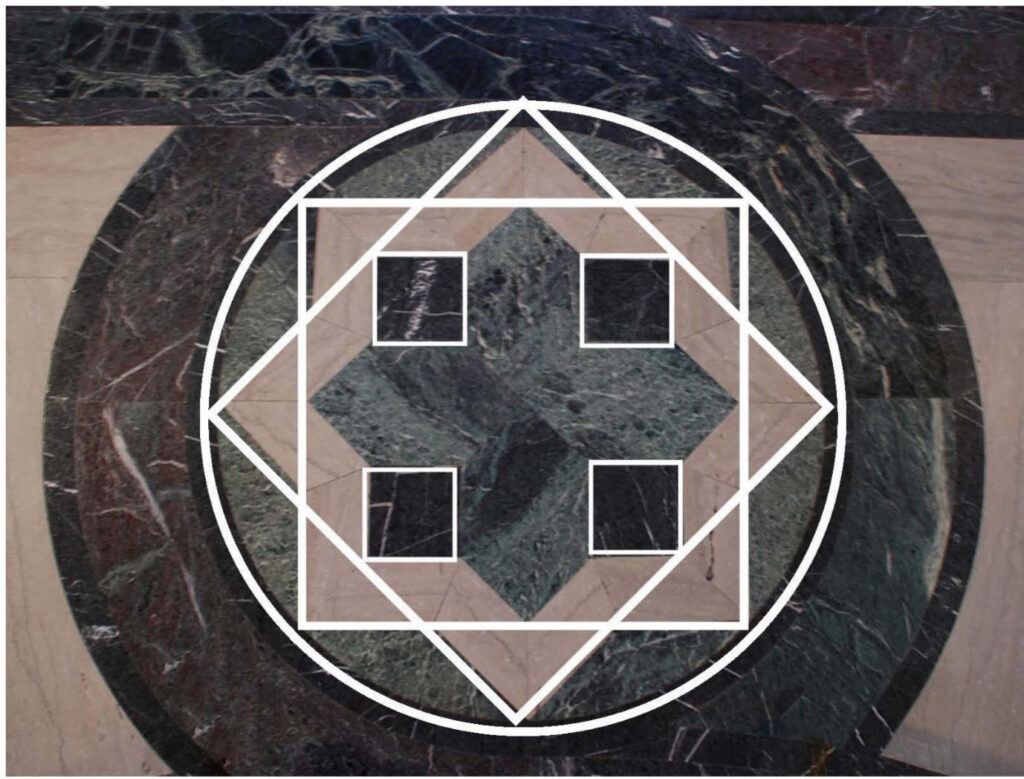 Circle plus star plus more squares